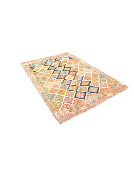 Kilim 132x184 Cm Kilim, Afghanistan, Lana Cardata A Mano