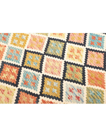 Kilim 132x184 Cm Kilim, Afghanistan, Lana Cardata A Mano