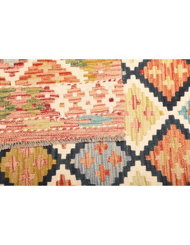 Kilim 132x184 Cm Kilim, Afghanistan, Hand-carded Wool (warp: