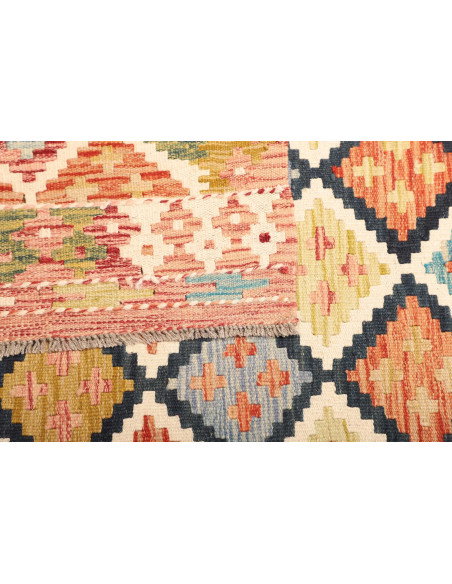 Kilim 132x184 Cm Kilim, Afghanistan, Lana Cardata A Mano
