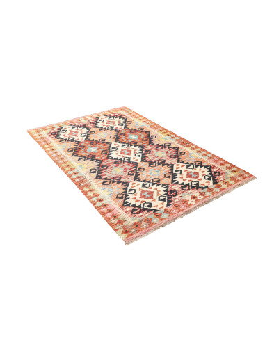 Kilim 122x183 Cm Kilim, Afghanistan, Hand-carded Wool (warp: