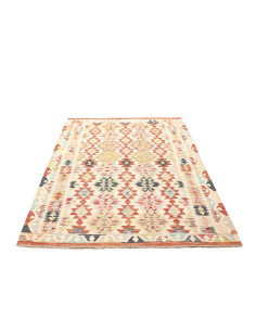 Kilim 130x185 Cm Kilim, Afghanistan, Hand-carded Wool (warp: 2