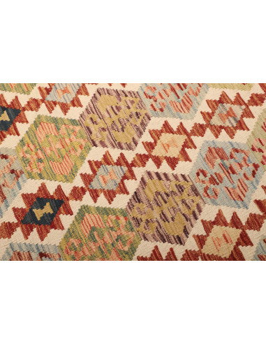 Kilim 130x185 Cm Kilim, Afghanistan, Hand-carded Wool (warp: