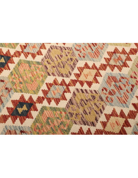 Kilim 130x185 Cm Kilim, Afghanistan, Hand-carded Wool (warp: