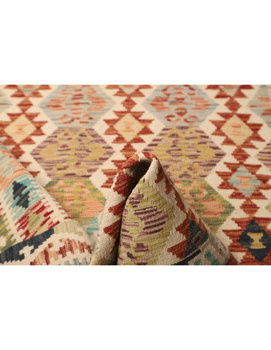 Kilim 130x185 Cm Kilim, Afghanistan, Hand-carded Wool (warp: