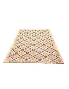 Kilim 128x180 Cm Kilim Afghanistan. Hand-carded Wool (warp: 2