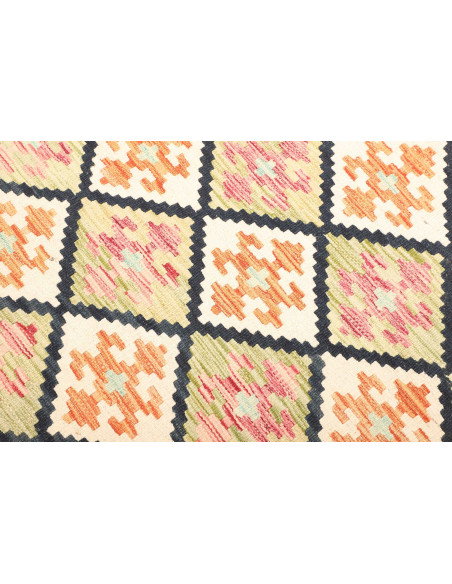 Kilim 128x180 Cm Kilim Afghanistan. Hand-carded Wool (warp: