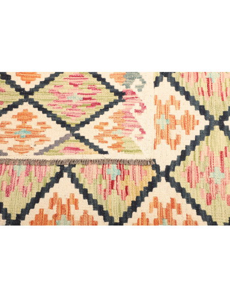Kilim 128x180 Cm Kilim Afghanistan. Hand-carded Wool (warp:
