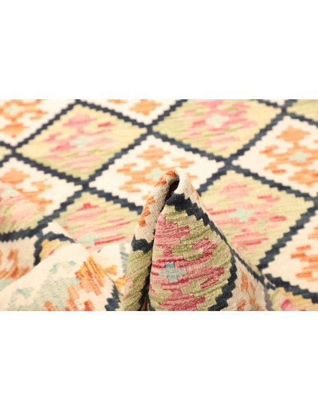 Kilim 128x180 Cm Kilim Afghanistan. Hand-carded Wool (warp: