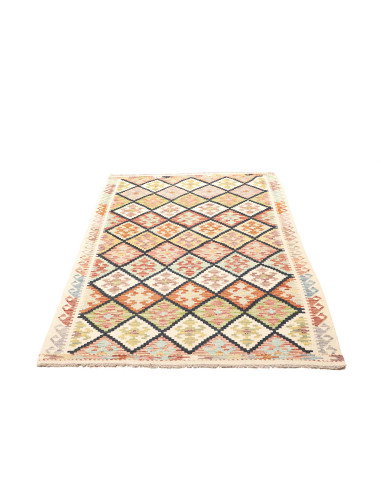 Kilim 126x182 Cm Kilim Afghanistan, Lana Cardata A Mano,