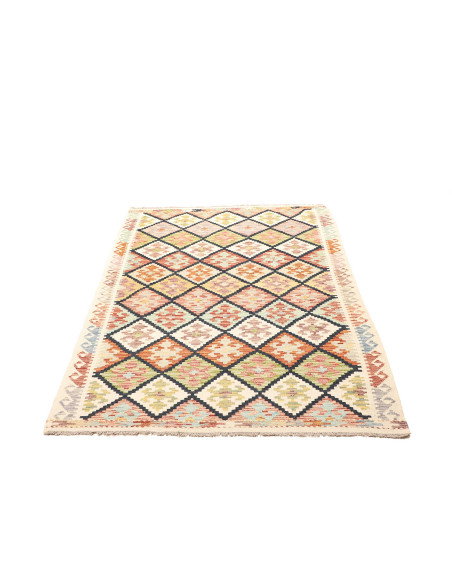 Kilim 126x182 Cm Kilim Afghanistan, Lana Cardata A Mano,