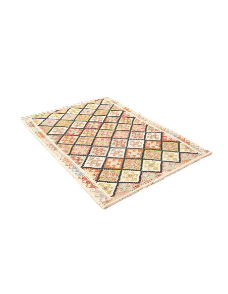 Kilim 126x182 Cm Kilim Afghanistan, Lana Cardata A Mano,