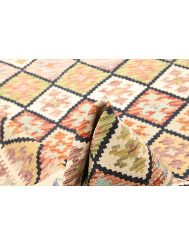 Kilim 126x182 Cm Kilim Afghanistan, Lana Cardata A Mano,
