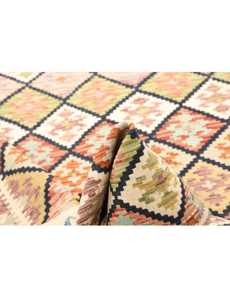 Kilim 126x182 Cm Kilim Afghanistan, Lana Cardata A Mano,