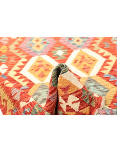 Kilim 123x178 Cm Kilim Afghanistan Hand-carded Wool (cotton