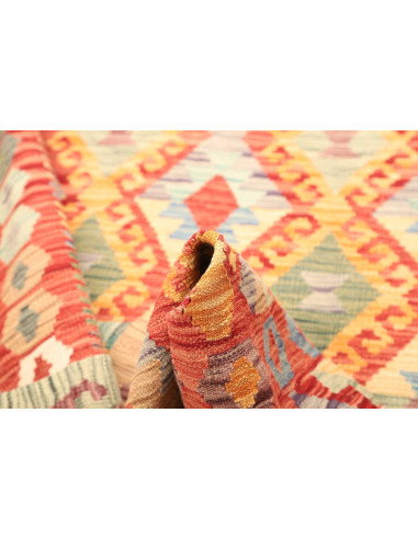 Kilim 128x171 Cm Kilim, Afghanistan, Lana Cardata A Mano