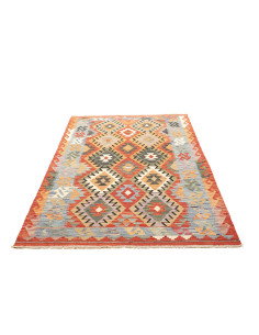 Kilim 125x180 Cm Kilim, Afghanistan, Hand-carded Wool (warp: 2