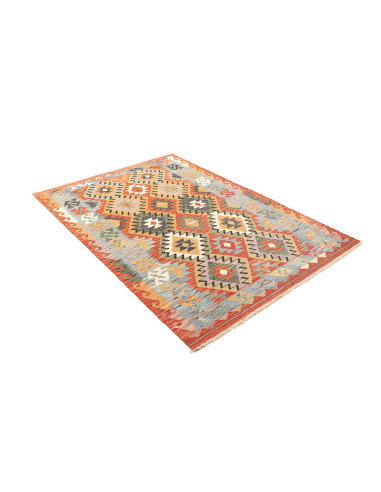 Kilim 125x180 Cm Kilim, Afghanistan, Hand-carded Wool (warp: