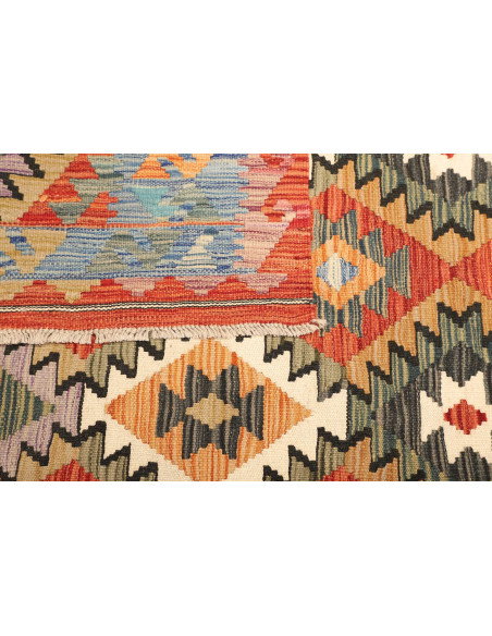 Kilim 125x180 Cm Kilim, Afghanistan, Hand-carded Wool (warp: