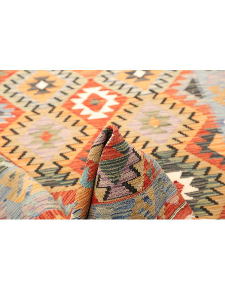 Kilim 125x180 Cm Kilim, Afghanistan, Lana Cardata A Mano