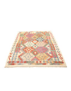 Kilim 128x180 Cm Kilim Afghanistan Lana Cardata A Mano 2