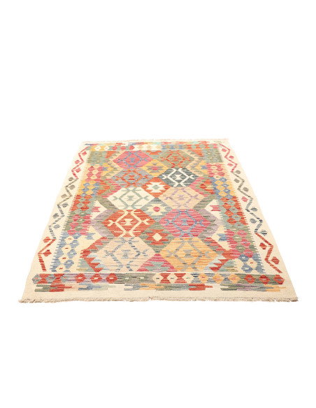 Kilim 128x180 Cm Kilim Afghanistan Lana Cardata A Mano