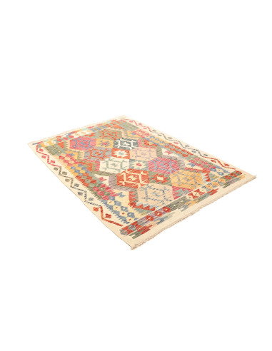 Kilim 128x180 Cm Kilim Afghanistan Lana Cardata A Mano