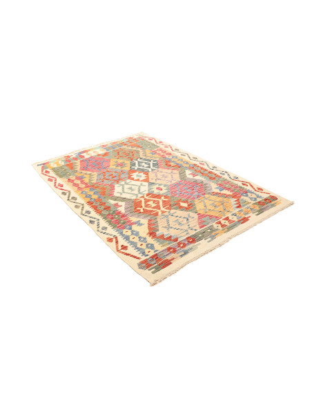 Kilim 128x180 Cm Kilim Afghanistan Lana Cardata A Mano