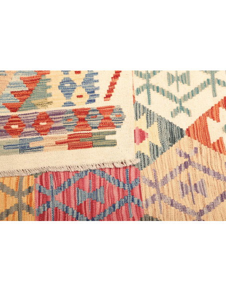 Kilim 128x180 Cm Kilim Afghanistan Lana Cardata A Mano