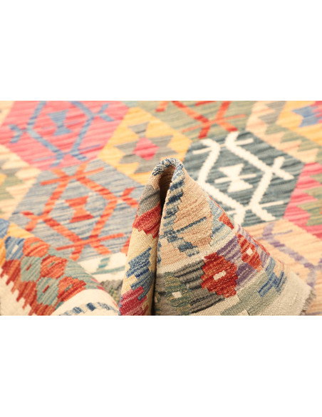 Kilim 128x180 Cm Kilim Afghanistan Lana Cardata A Mano