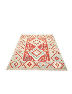 Kilim 129x170 Cm Kilim, Afghanistan, Lana Cardata A Mano 2