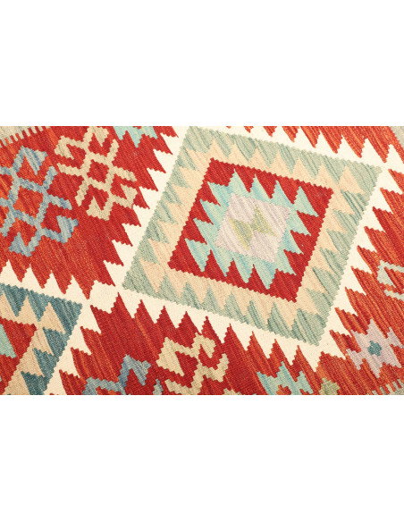 Kilim 129x170 Cm Kilim, Afghanistan, Hand-carded Wool (warp: