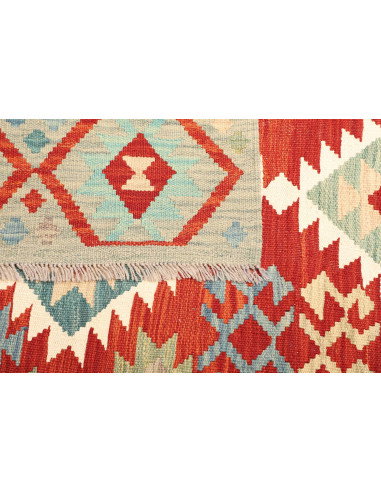 Kilim 129x170 Cm Kilim, Afghanistan, Hand-carded Wool (warp: