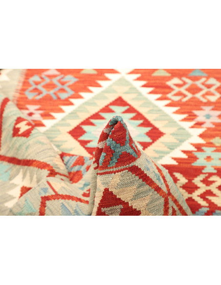 Kilim 129x170 Cm Kilim, Afghanistan, Hand-carded Wool (warp:
