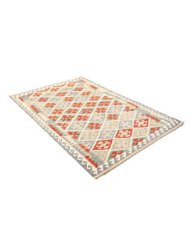 Kilim 125x192 Cm Kilim, Afghanistan, Hand-carded Wool (warp: