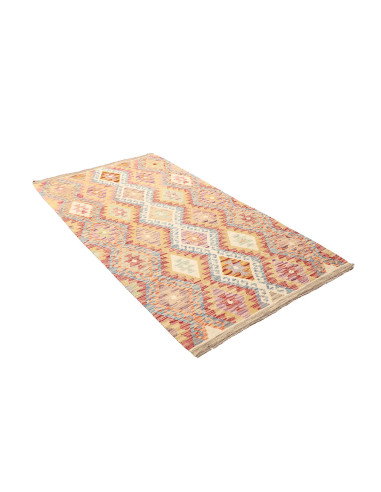 Kilim 106x196 Cm Kilim, Afghanistan, Hand-carded Wool (warp: