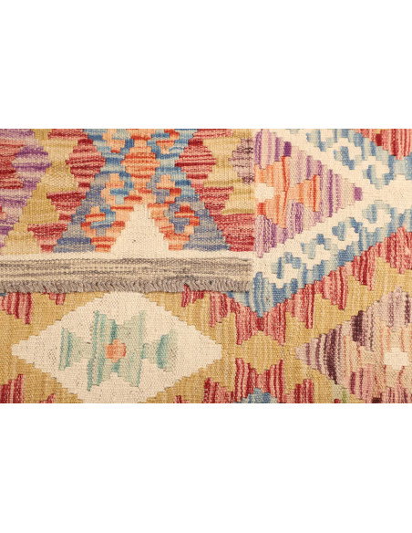 Kilim 106x196 Cm Kilim, Afghanistan, Lana Cardata A Mano