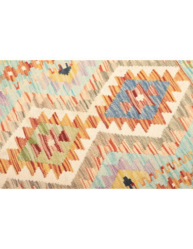 Kilim 93x200 Cm Kilim, Afghanistan, Hand-carded Wool (cotton