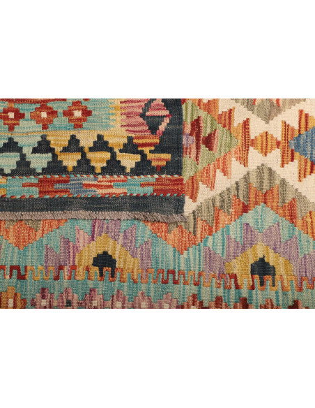 Kilim 93x200 Cm Kilim, Afghanistan, Lana Cardata A Mano