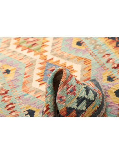 Kilim 93x200 Cm Kilim, Afghanistan, Lana Cardata A Mano
