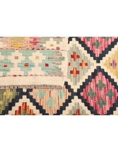 Kilim 104x188 Cm Kilim Afghanistan Lana Cardata A Mano