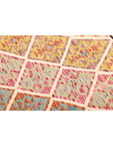 Kilim 128x184 Cm Kilim Afghano, Lana Cardata A Mano