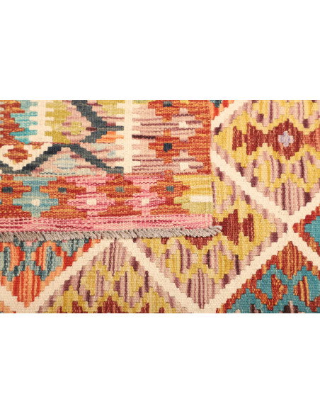 Kilim 123x192 Cm Kilim, Afghanistan, Lana Cardata A Mano