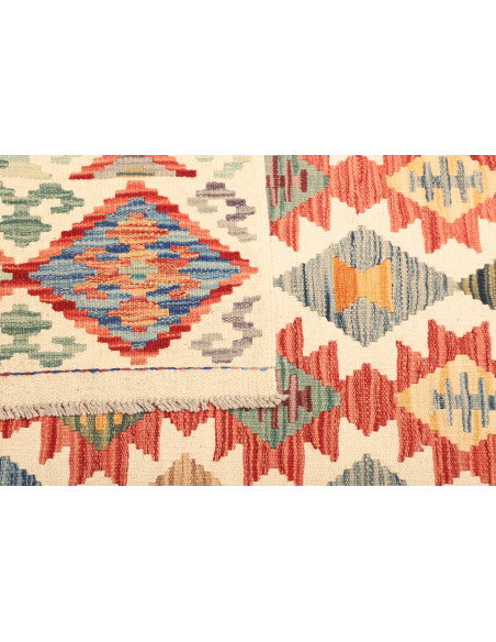 Kilim 125x185 Cm Kilim Afghanistan Hand-carded Wool (warp: