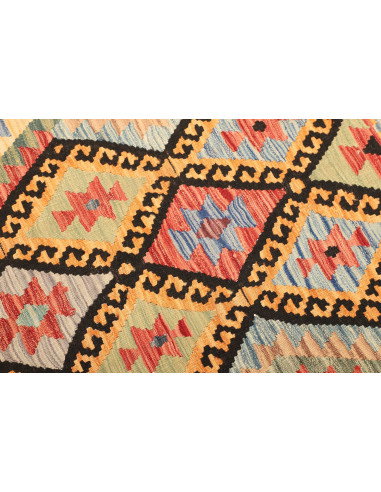 Kilim 121x176 Cm Kilim Afghanistan Hand-carded Wool (warp