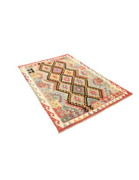 Kilim 121x176 Cm Kilim Afghanistan Hand-carded Wool (warp