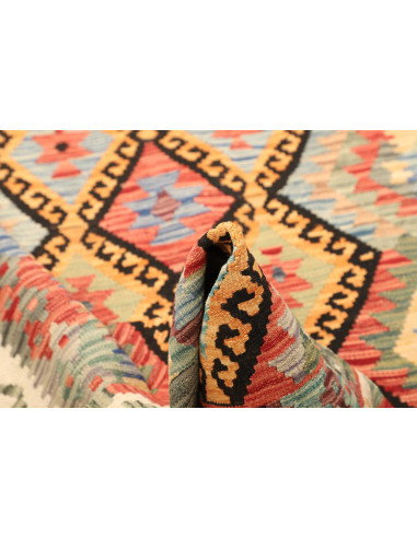 Kilim 121x176 Cm Kilim Afghanistan Hand-carded Wool (warp