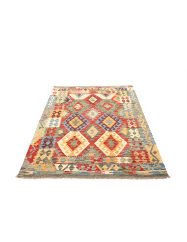 Kilim 127x172 Cm Kilim Afghanistan Lana Cardata A Mano