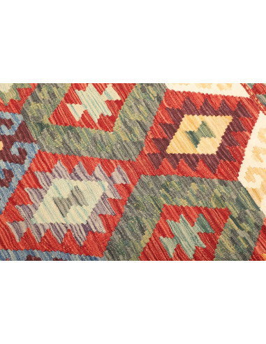Kilim 127x172 Cm Kilim Afghanistan Lana Cardata A Mano