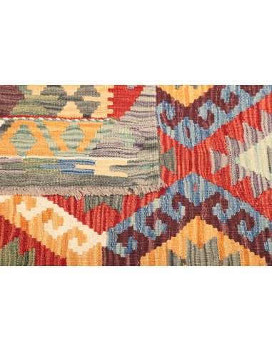 Kilim 127x172 Cm Kilim Afghanistan Lana Cardata A Mano